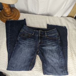 London Jean By Victoria's Secret Low Rise Raw Hem Size 6